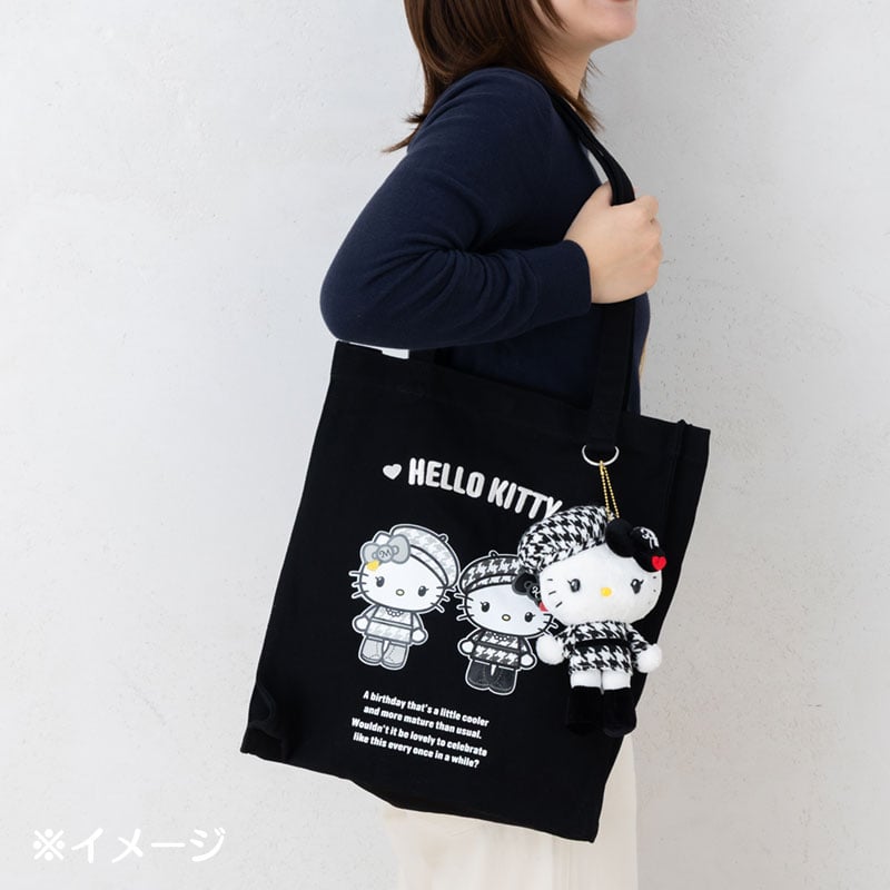 Hello Kitty "Monochrome Girly Twin" Plush Mascot