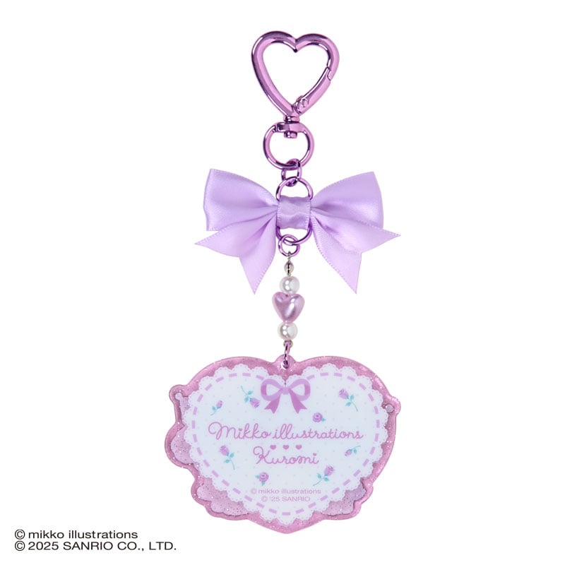 Kuromi Mikko Illustrations Acrylic Keychain