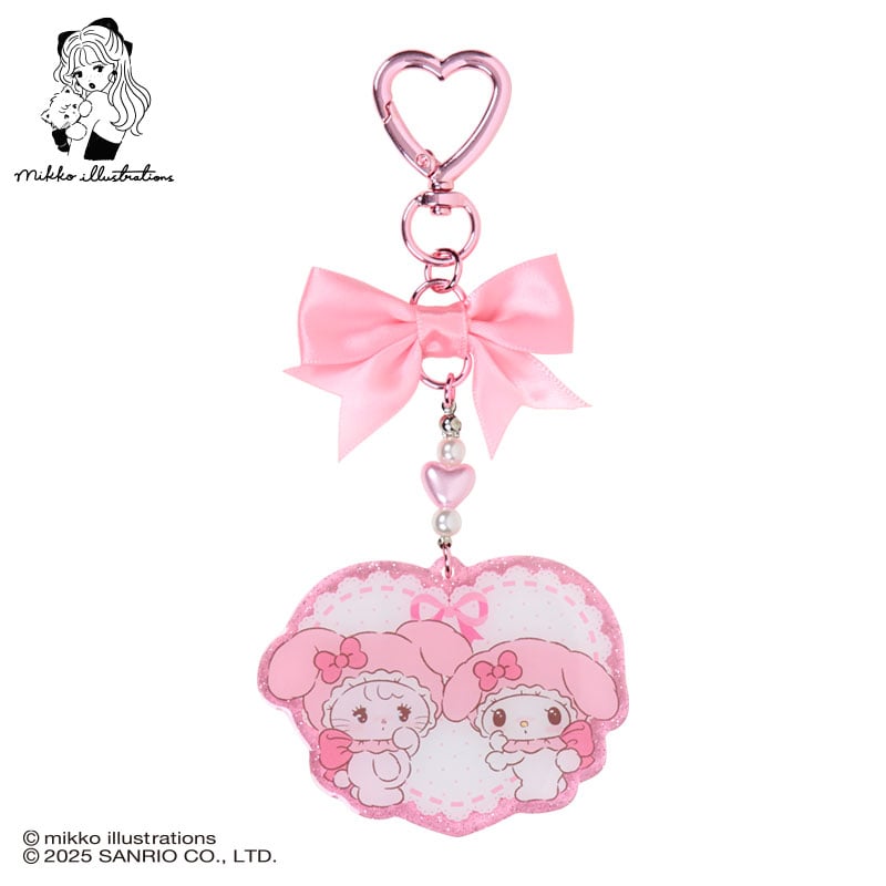 My Melody Mikko Illustrations Acrylic Keychain