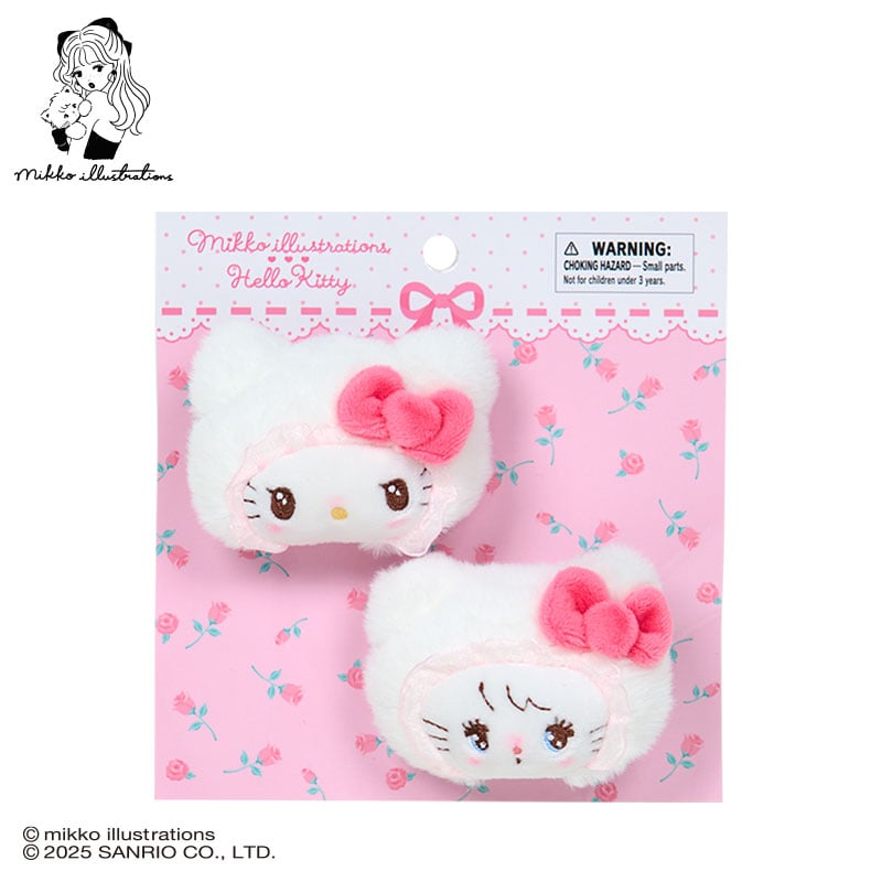Hello Kitty Mikko Illustrations Hair Clip Set