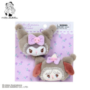 Kuromi Mikko Illustrations Hair Clip Set