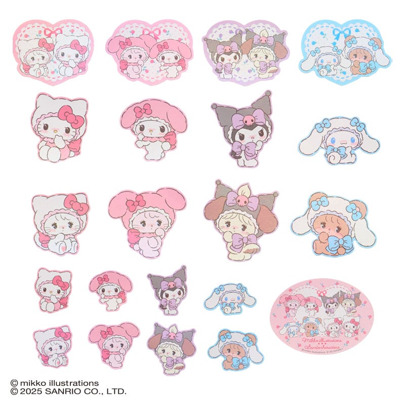 Sanrio x Mikko Illustrations Sticker Flakes