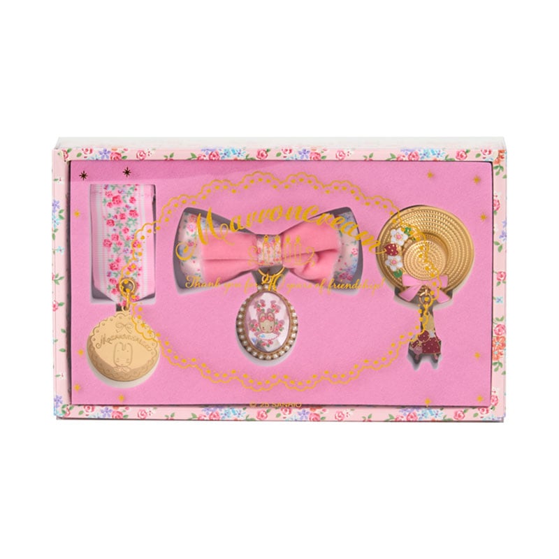 Marroncream "Fashion Show" Brooch Metal Set