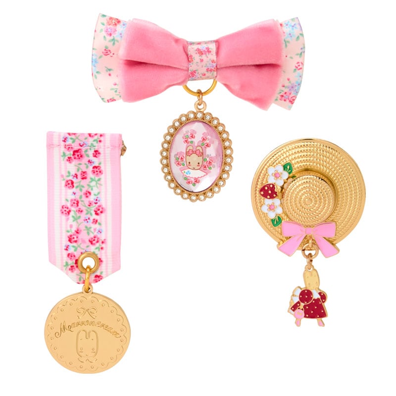 Marroncream "Fashion Show" Brooch Metal Set