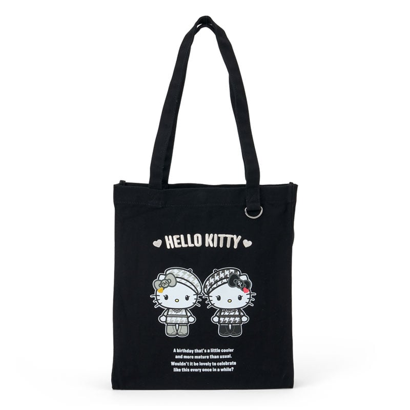 Hello Kitty "Monochrome Girly Twin" Tote Bag