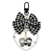 Hello Kitty "Monochrome Girly Twin" Bow Charm