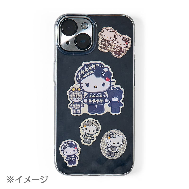 Hello Kitty "Monochrome Girly Twin" Sticker Set