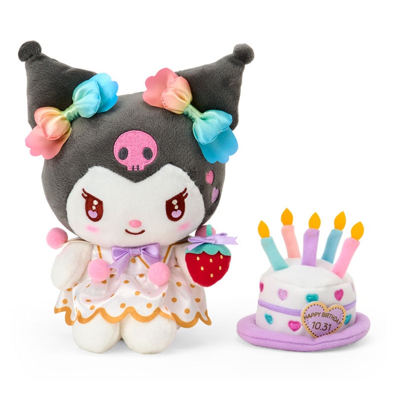 Kuromi ぬいぐるみ Happy Birthday Kuromi Birthday Celebration Set Plush – Charms LOL
