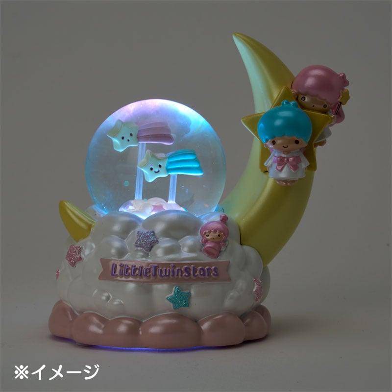 Little Twin Stars Large Light Up 2025 Snow Globe