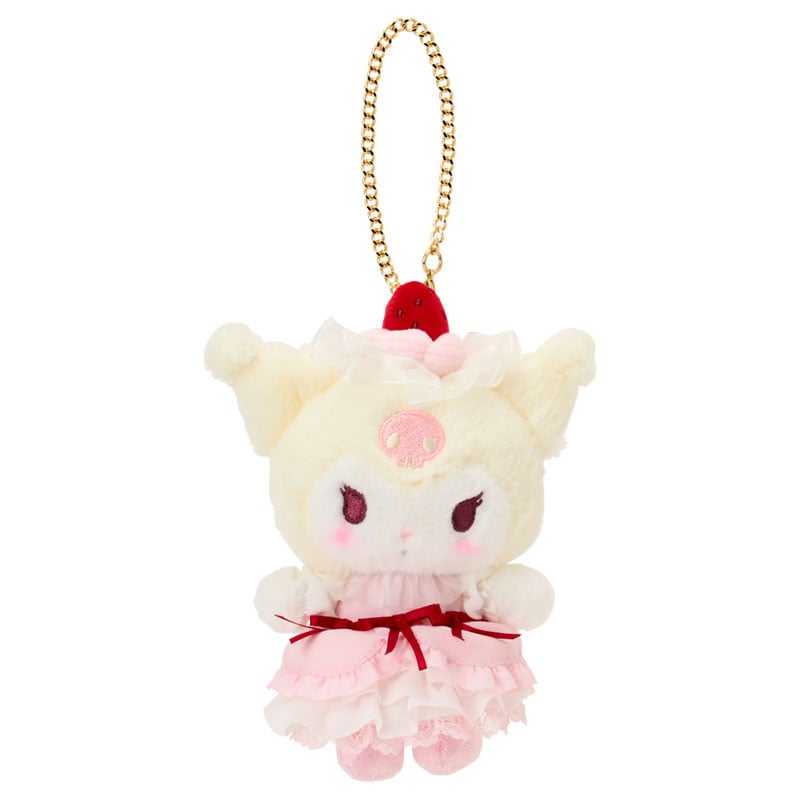 Kuromi "Strawberry Whipped Cake" Plush Mascot