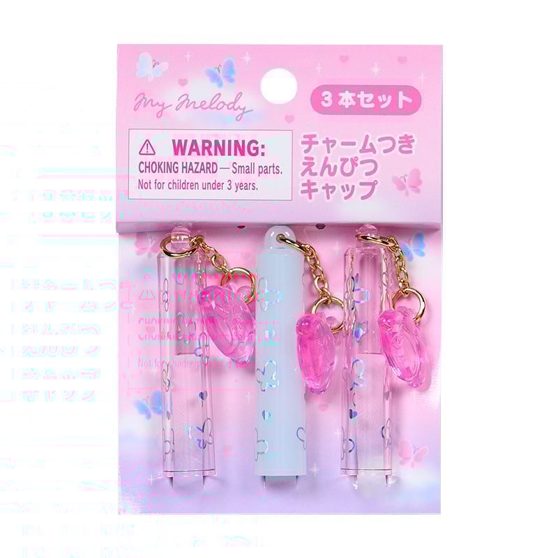 My Melody Charm-attached Pencil Caps