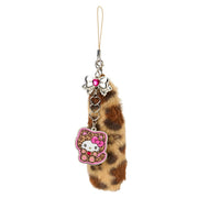 Hello Kitty "Sanrio Galneko" Tail Strap [Leopard]