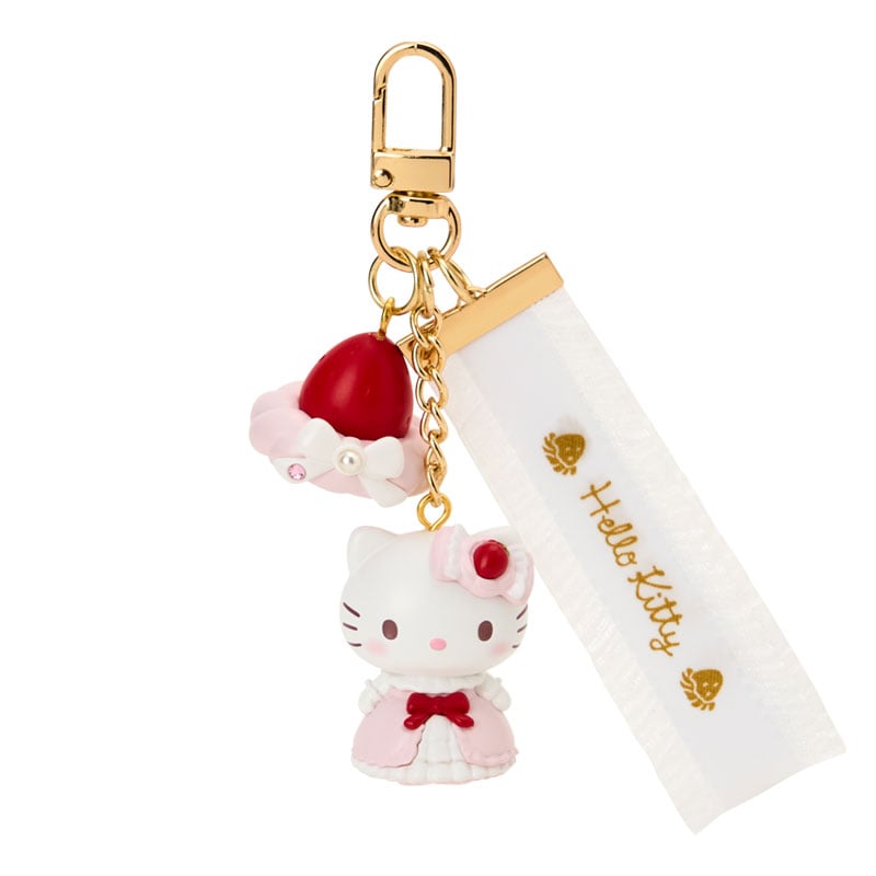 Hello Kitty "Strawberry Whipped Cake" Keychain