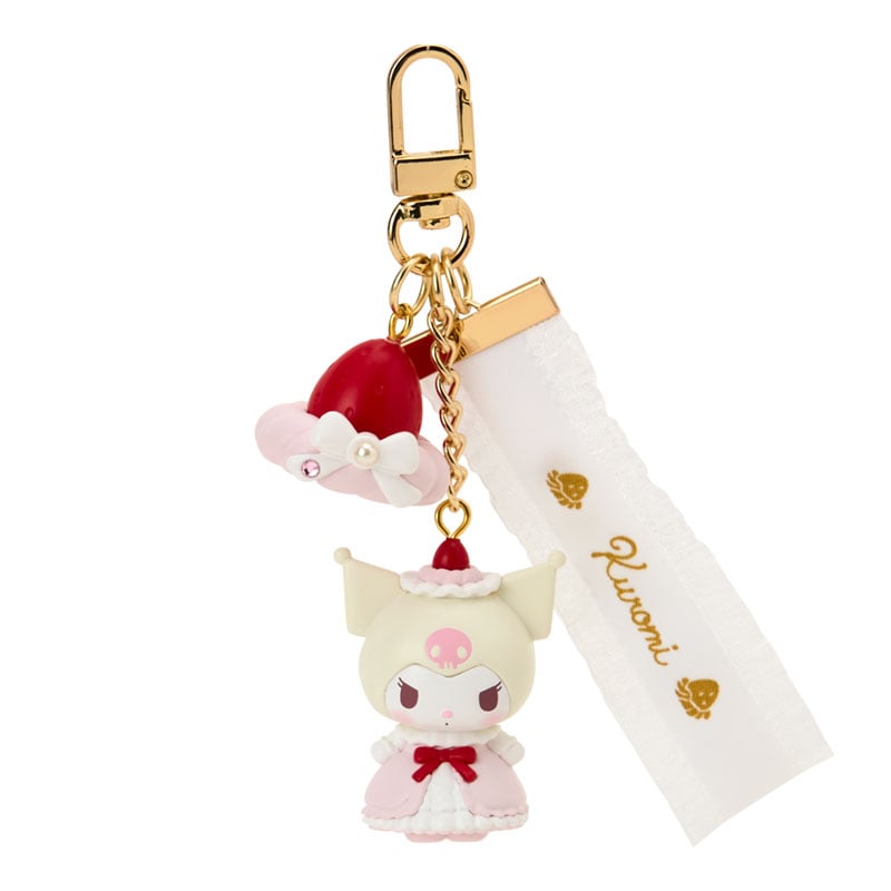 Kuromi "Strawberry Whipped Cake" Keychain