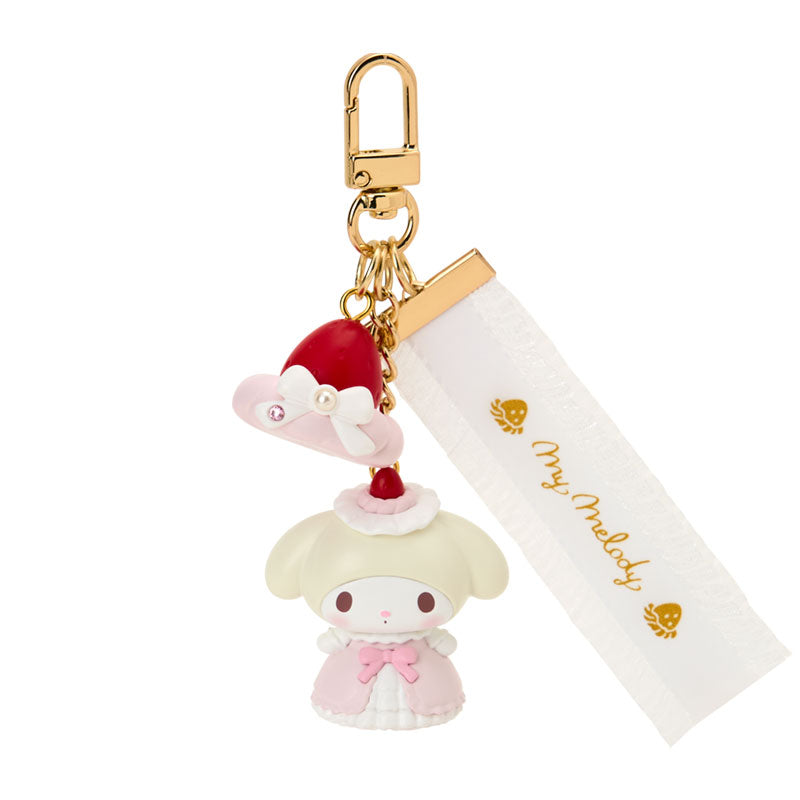 My Melody "Strawberry Whipped Cake" Keychain