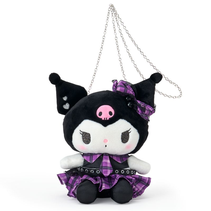 Kuromi "Sweet Rock 'n' Check" Shoulder Bag