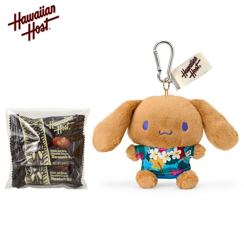 Cinnamoroll Hawaiian Host Macadamia Nut Chocolate & Mascot Plush