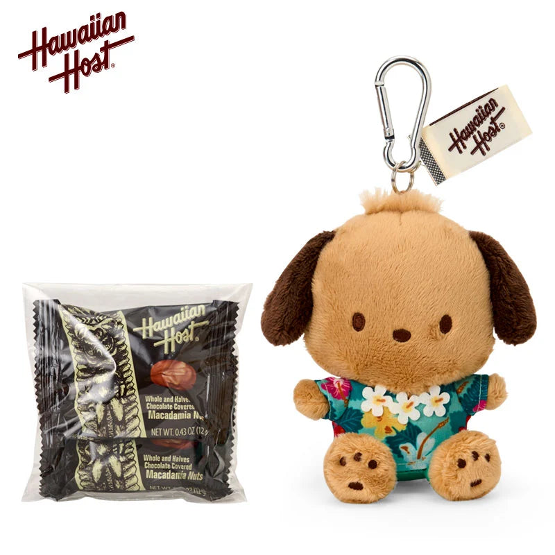 Pochacco Hawaiian Host Macadamia Nut Chocolate & Mascot Plush