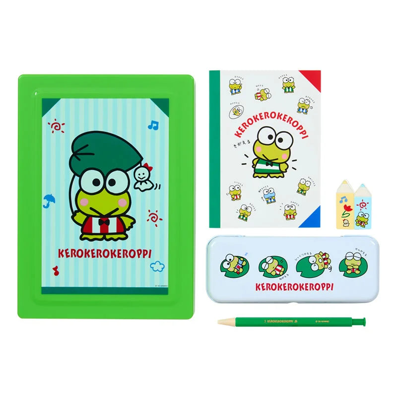 Keroppi "Sanrio Forever Goods" Tool Box & Stationery Set