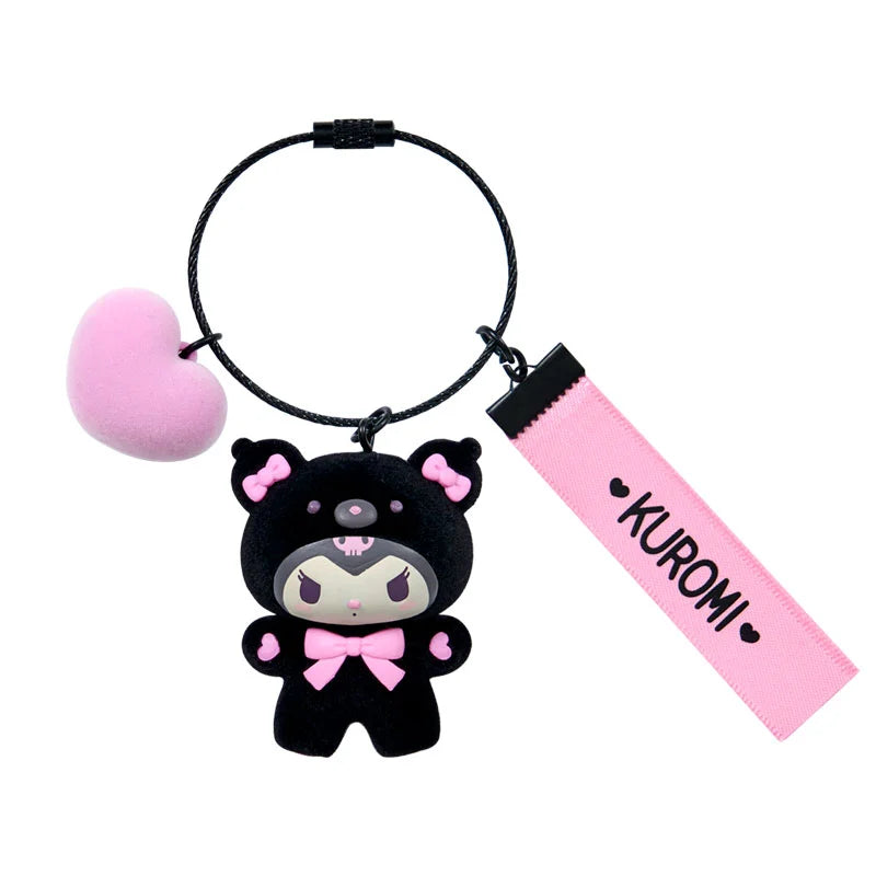 Kuromi "Black Animals" Keychain