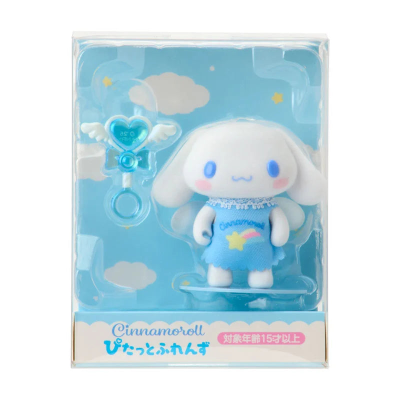 Cinnamoroll Flocked Doll Angel (Pitatto Friends Mini)