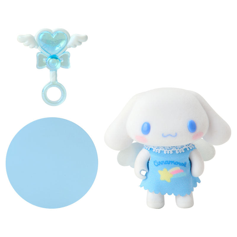 Cinnamoroll Flocked Doll Angel (Pitatto Friends Mini)