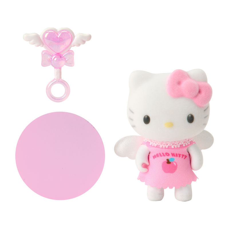 Hello Kitty Flocked Doll Angel (Pitatto Friends Mini)