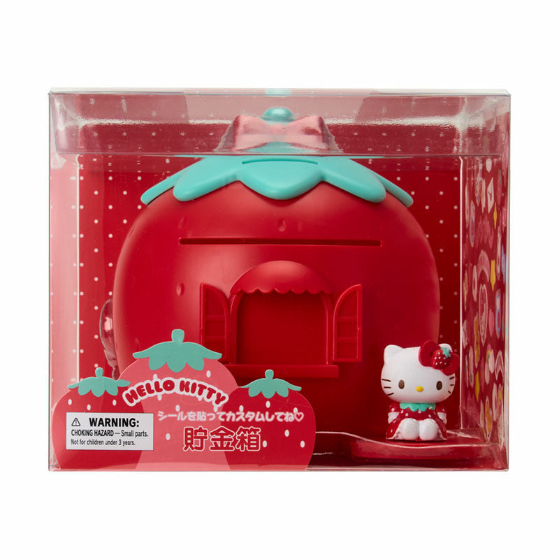 Hello Kitty Strawberry House Piggy Bank