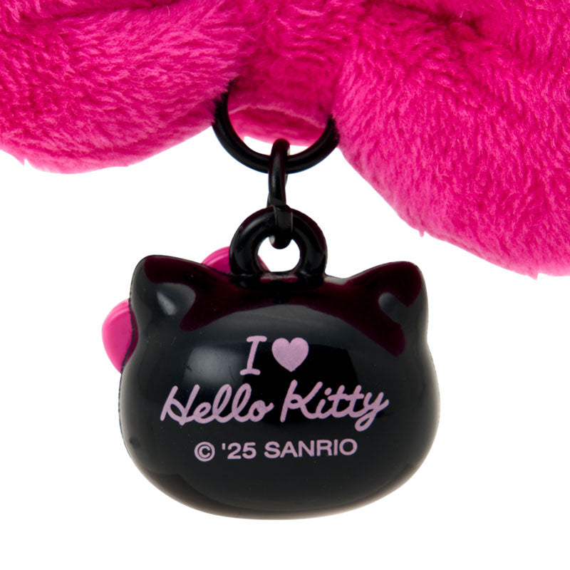 "I Love Hello Kitty" Ribbon Keychain [Black]