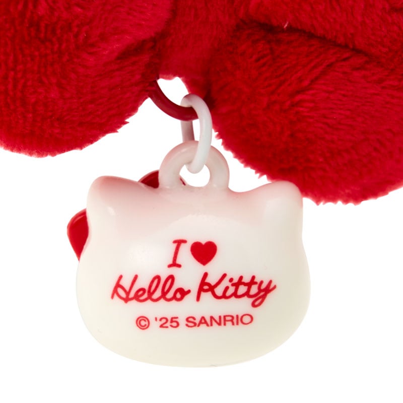"I Love Hello Kitty" Ribbon Keychain [Red]