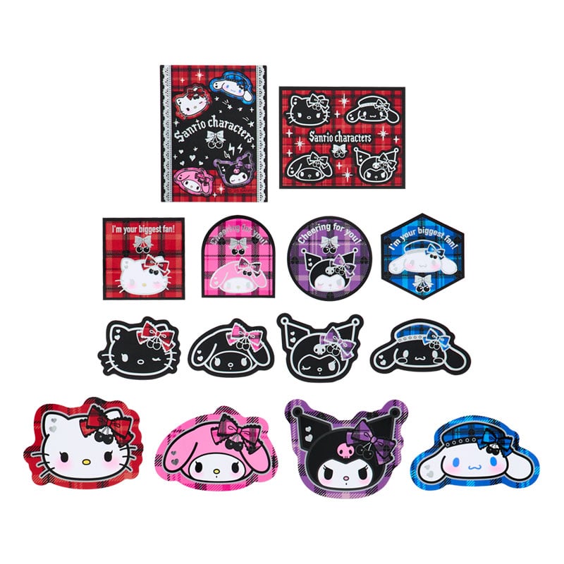 Sanrio Character "Sweet Rock 'n' Check" Sticker Set