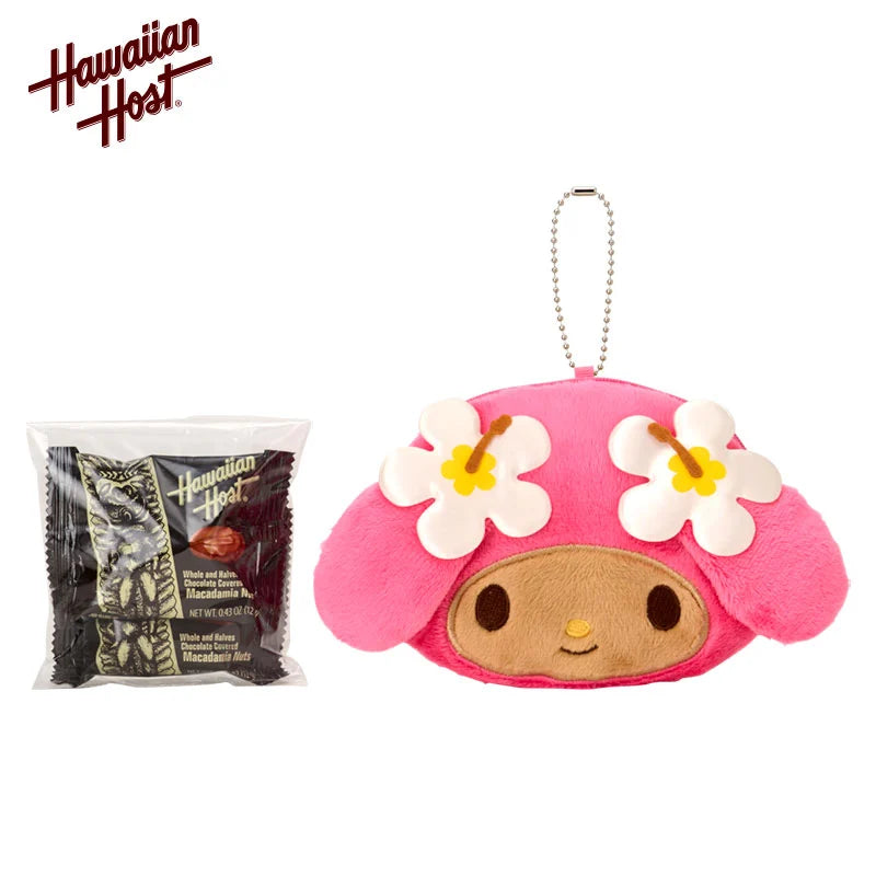 My Melody Hawaiian Host Macadamia Nut Chocolate & Pouch