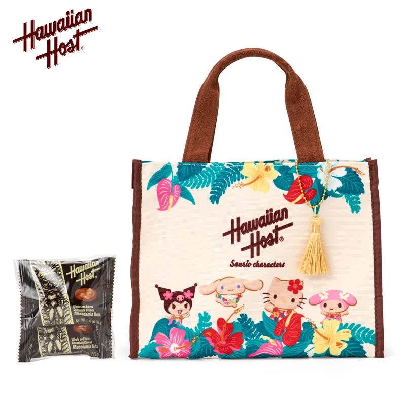 Sanrio Hawaiian Host Macadamia Nut Chocolate & Tote Bag