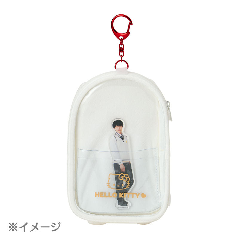 Hello Kitty Acrylic Stand & Card Holder Pouch Keychain