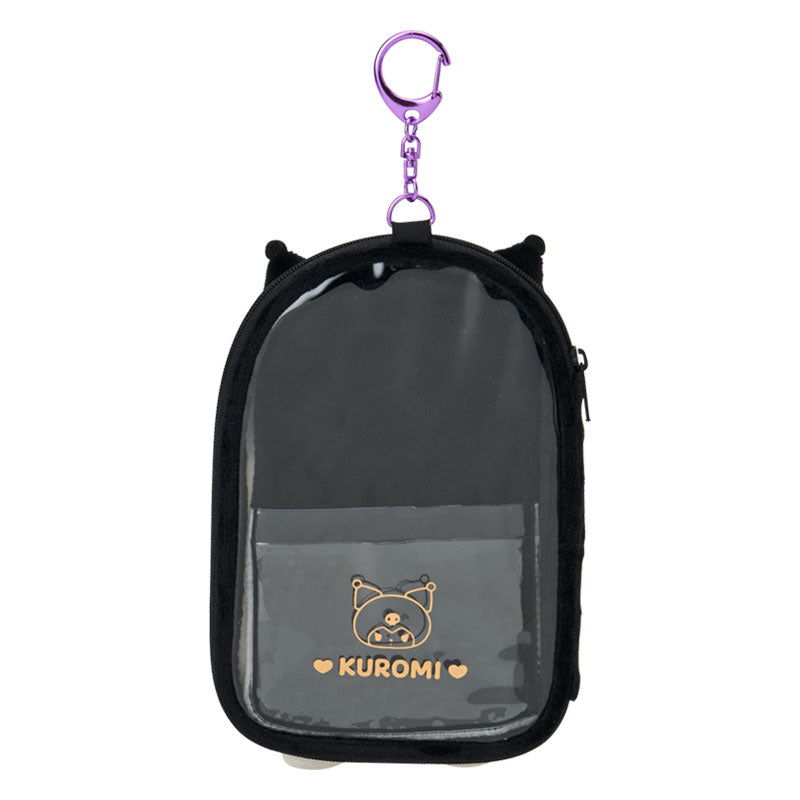 Kuromi Acrylic Stand & Card Holder Pouch Keychain