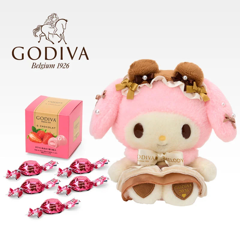 My Melody "GODIVA Choco & Doll 2026" Plush