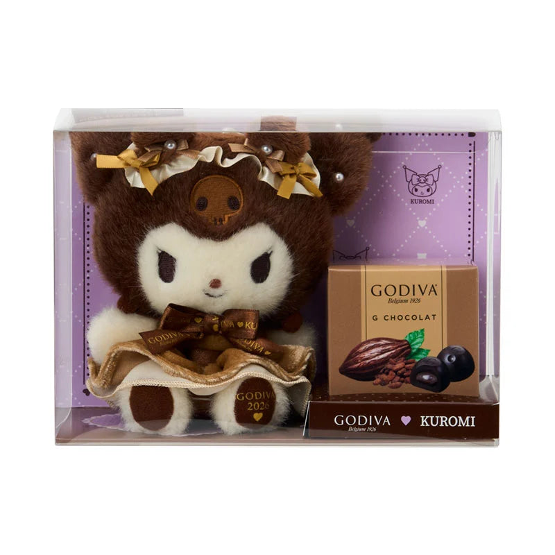 Kuromi "GODIVA Choco & Doll 2026" Plush Mascot