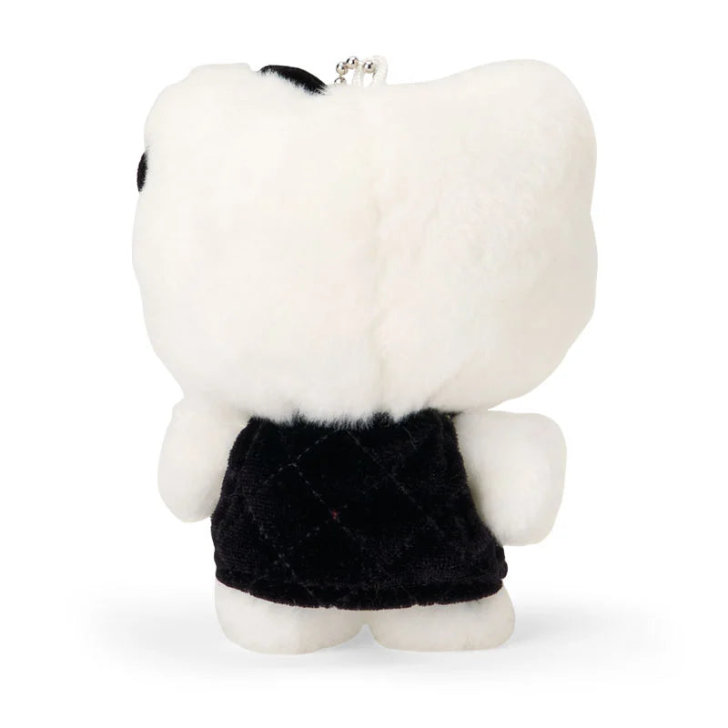 Hello Kitty Miniature Quilt Mascot Plush [Black]