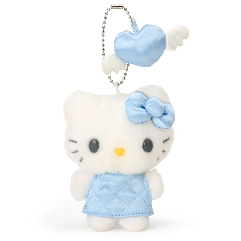 Hello Kitty Miniature Quilt Mascot Plush [Blue]