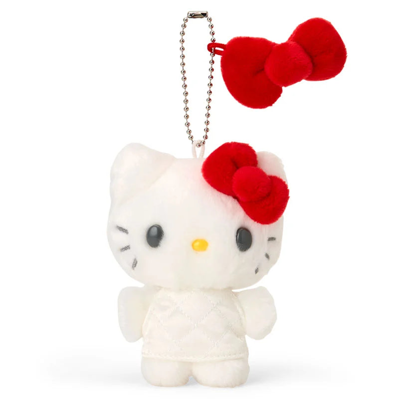 Hello Kitty Miniature Quilt Mascot Plush [White]