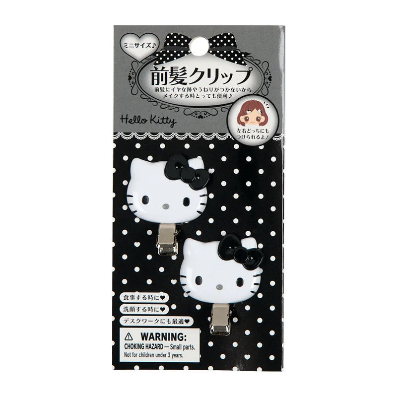 Hello Kitty Mini Hair Clips Black