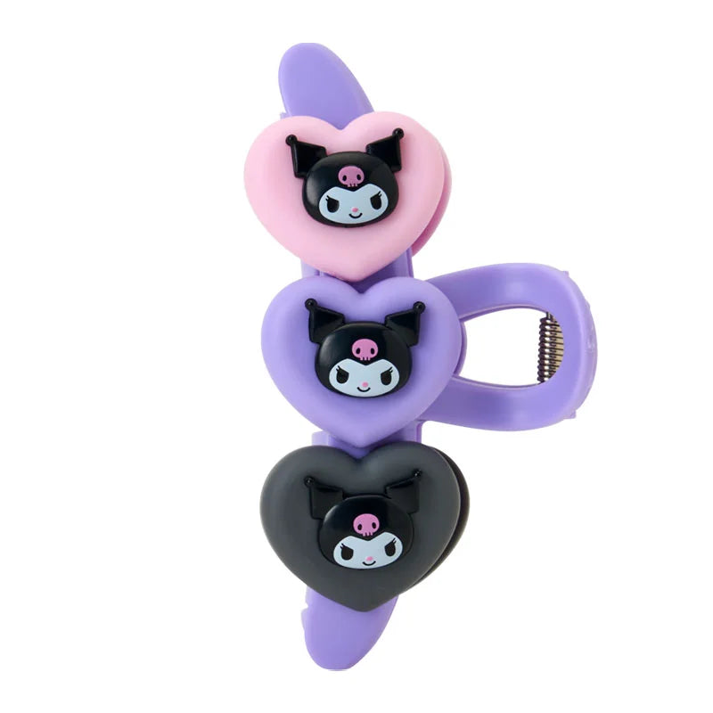 Kuromi Hello Kitty Heart Hair Claw Clip