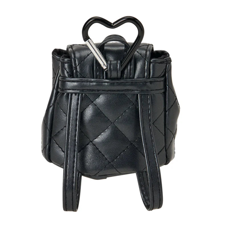 Hello Kitty Miniature Quilt Backpack Mini Pouch [Black]