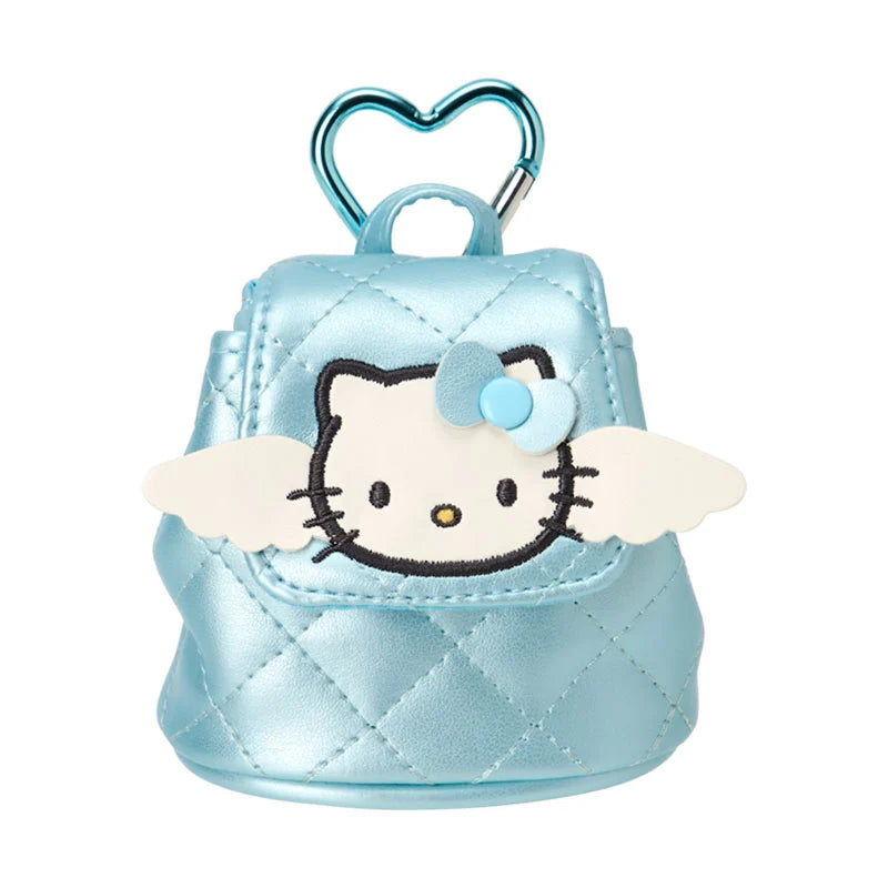 Hello Kitty Miniature Quilt Backpack Mini Pouch [Blue]