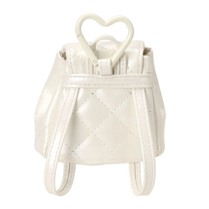 Hello Kitty Miniature Quilt Backpack Mini Pouch [White]