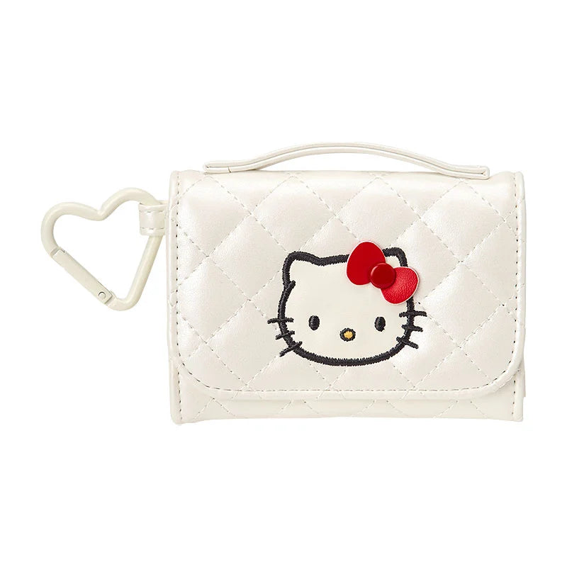 Hello Kitty Miniature Quilt Wallet Coin Purse [White]