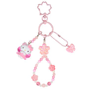 Hello Kitty "Sakura Fairy" Beaded Keychain