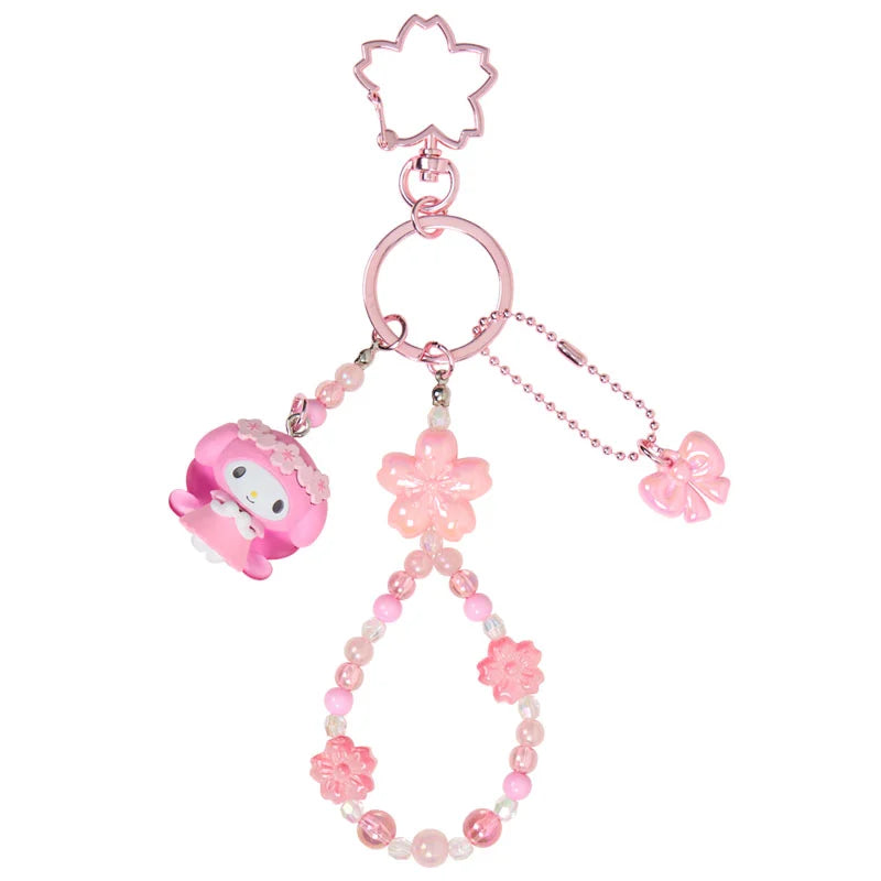 My Melody "Sakura Fairy" Beaded Keychain