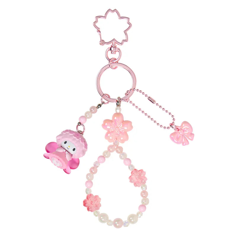 My Sweet Piano "Sakura Fairy" Beaded Keychain