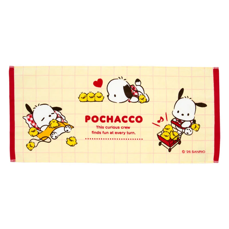 Pochacco "Pochacco Loves Pi-chans" Face Towel